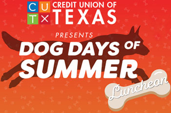 A promotional Poster featuring a dog's silhouette for an event called Dog Days of Summer
