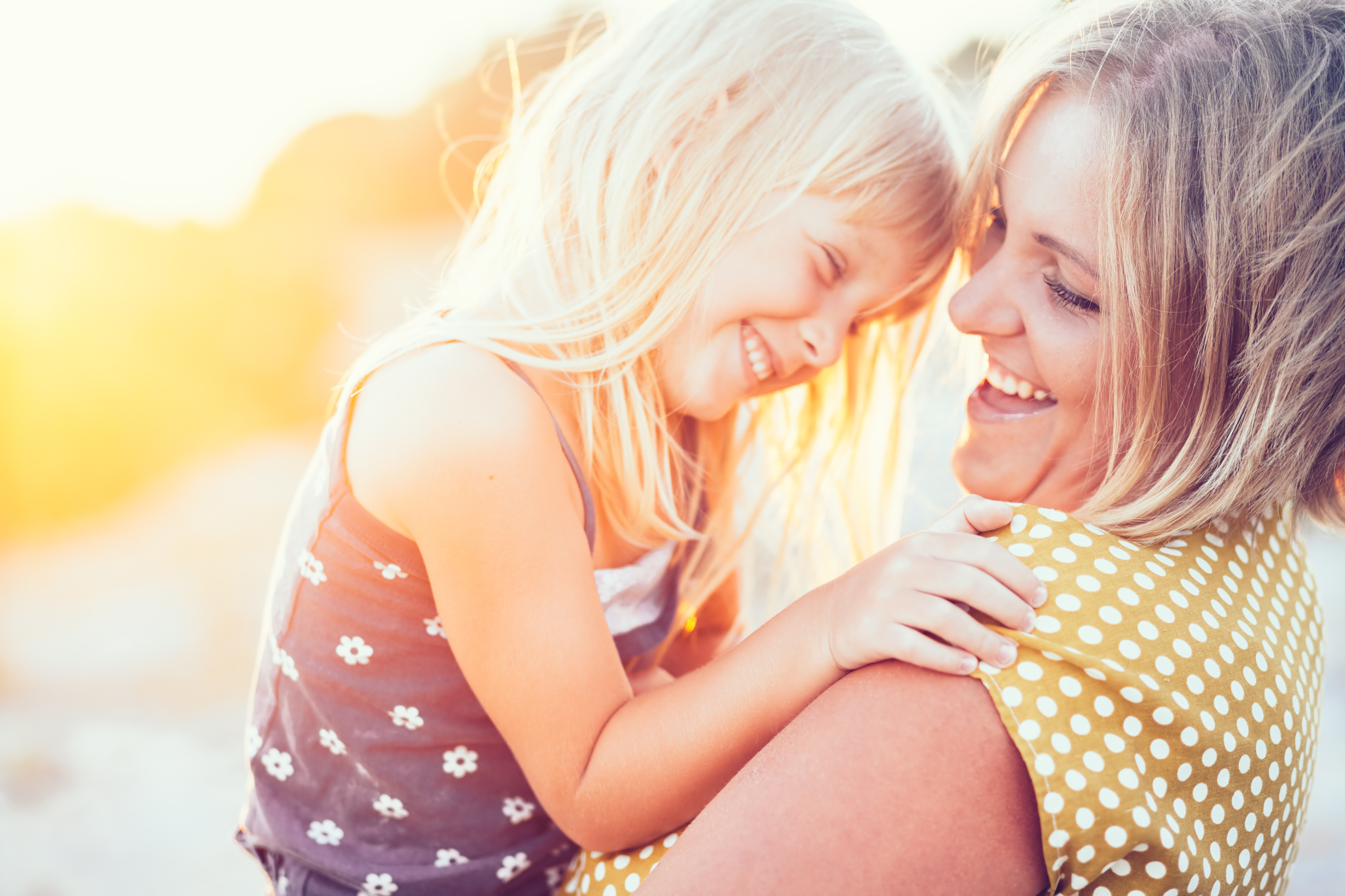 mom and daughter