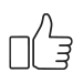 A thumbs up icon